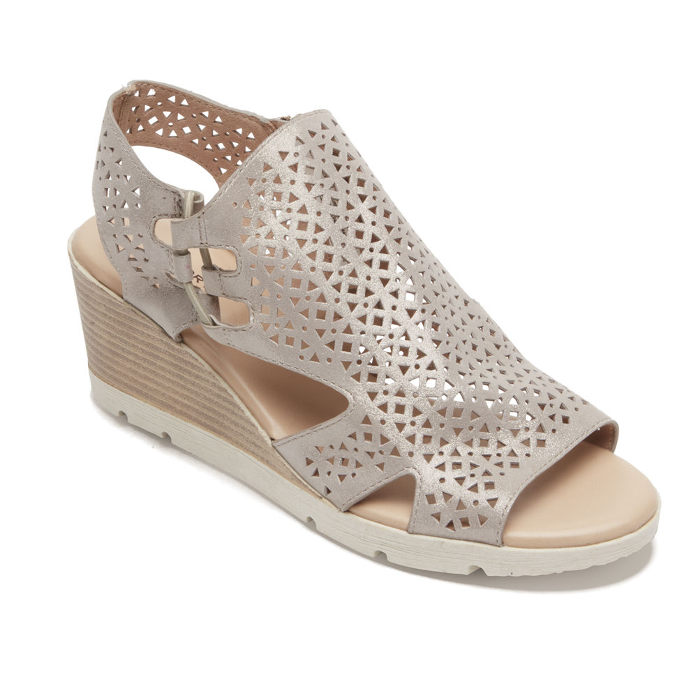 Sandálias Rockport Mulher Cinzentas - Hadley Bungee - 17280DBKN